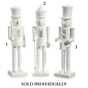 15" White Nutcracker (3 Styles - Sold individually)