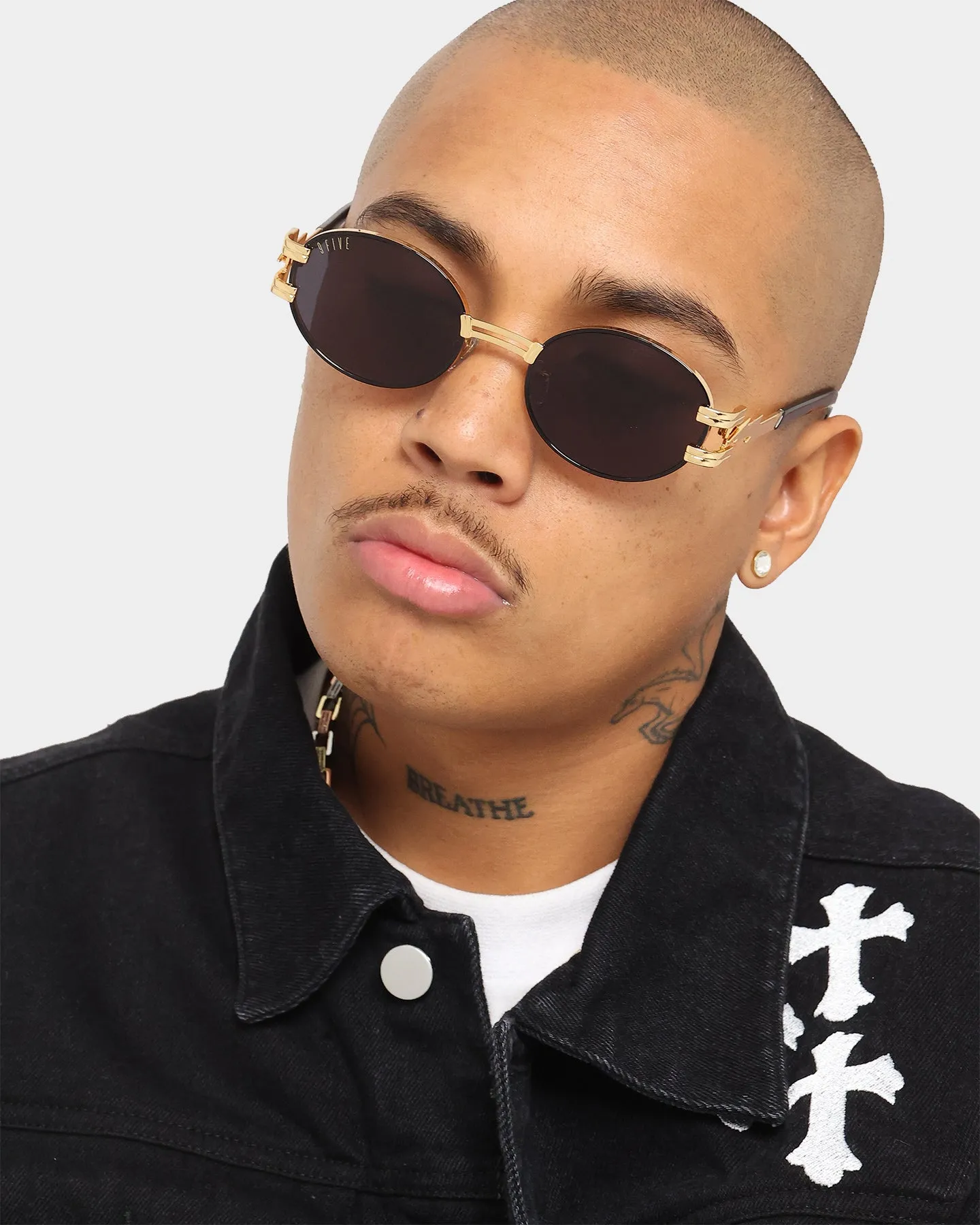 9FIVE St James Bolt Sunglasses Gold