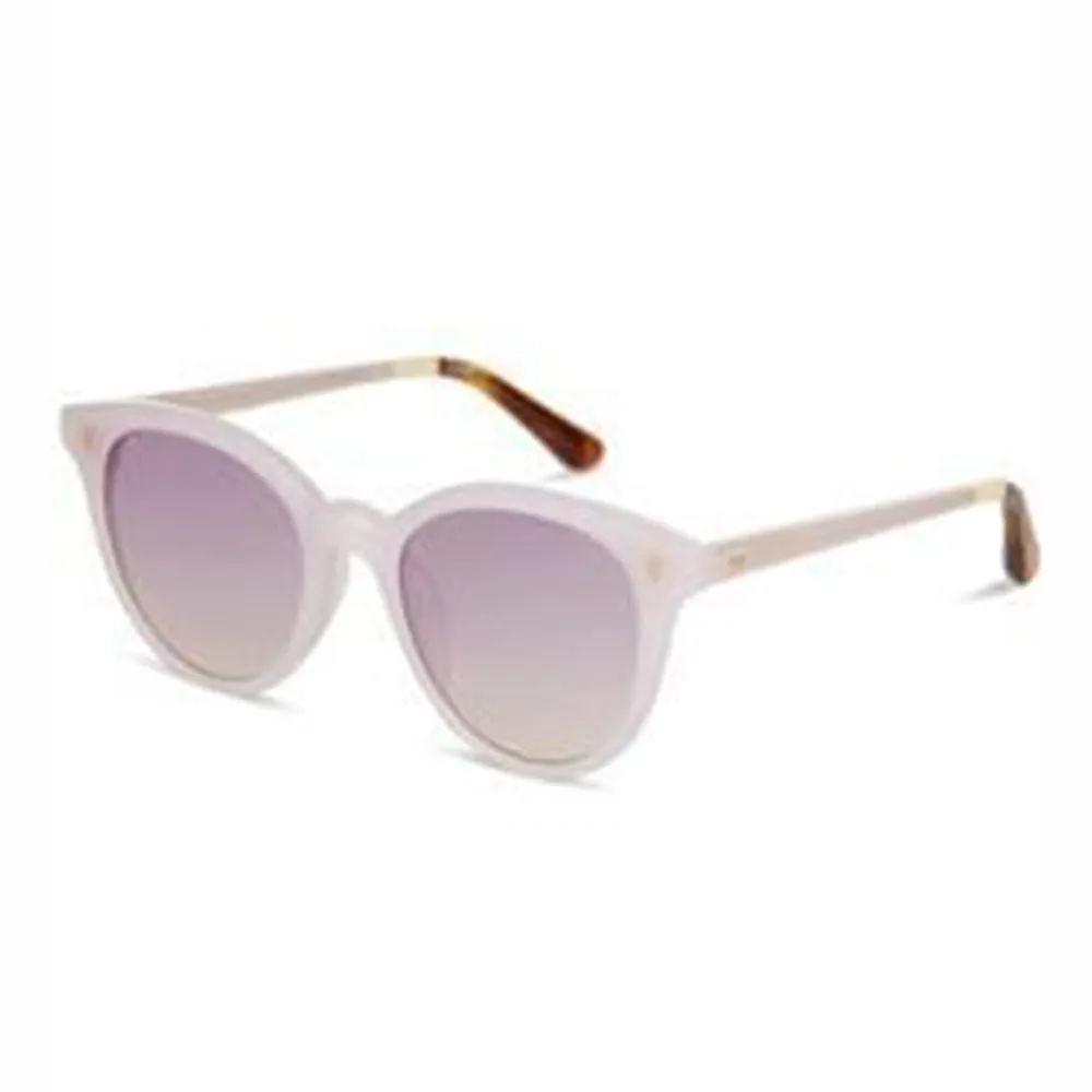 Aaryn Womens Milky Lilac Frame Purple Peach Gradient Lens Round Sunglasses - 10013989