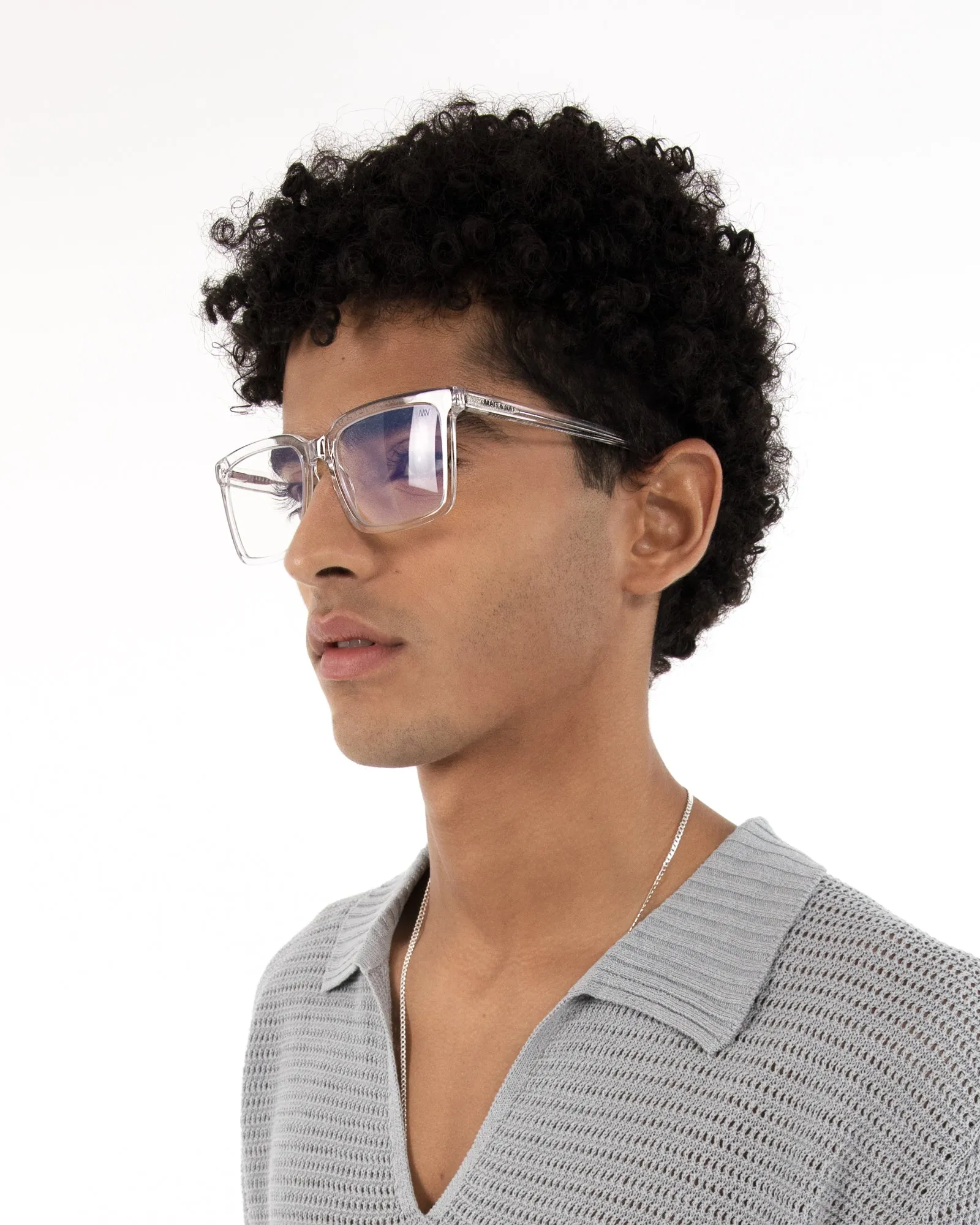 AMINE-3 Recycled Square Reading Glasses
