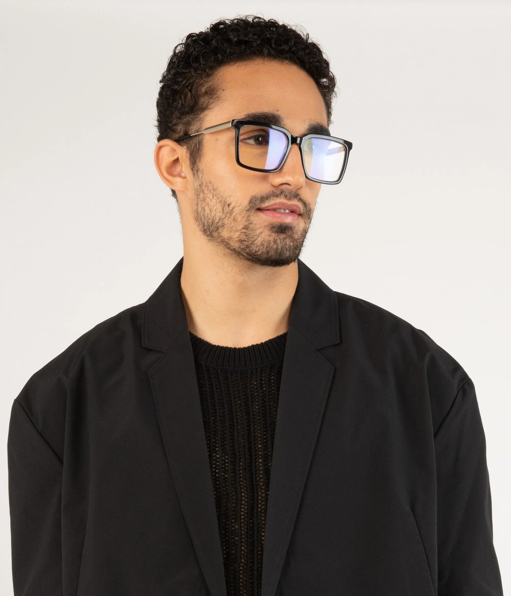 AMINE-3 Recycled Square Reading Glasses