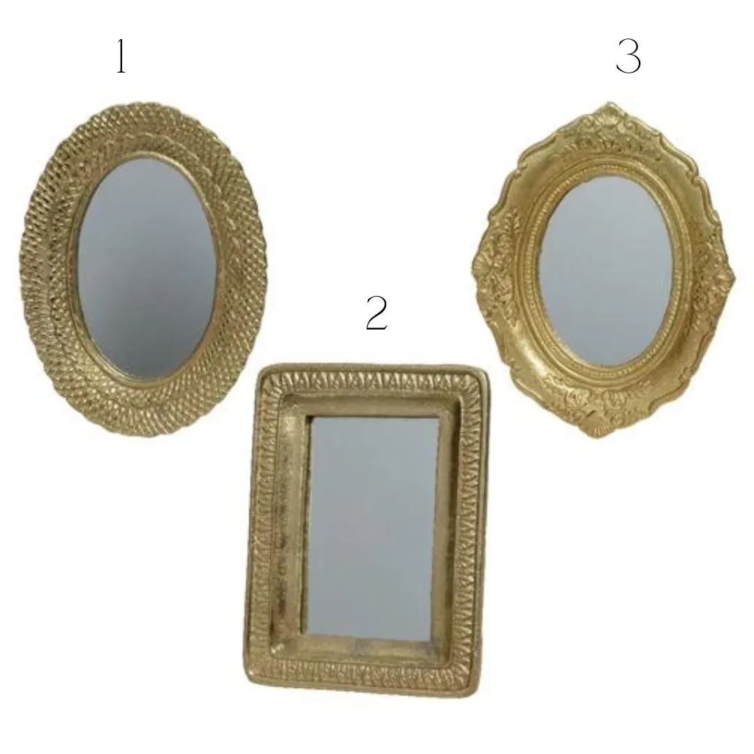 Antique gold mirror- 3 styles