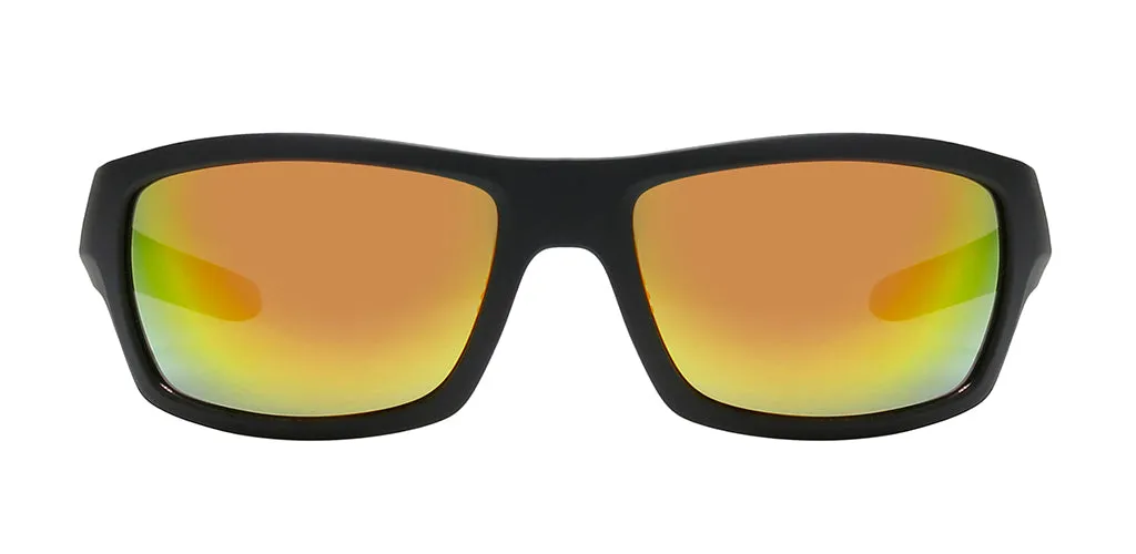 Apollo Gold Mirror Sport Sunglasses