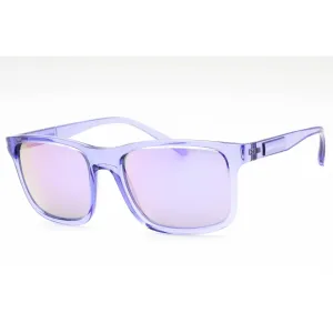 Armani Exchange Men's Sunglasses - Shiny Transparent Violet Frame | 0AX4145S 83464V