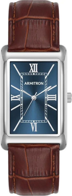 Armitron Men's Croco/Grain Leather Strap Watch, 20/5615