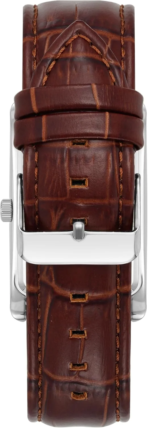 Armitron Men's Croco/Grain Leather Strap Watch, 20/5615