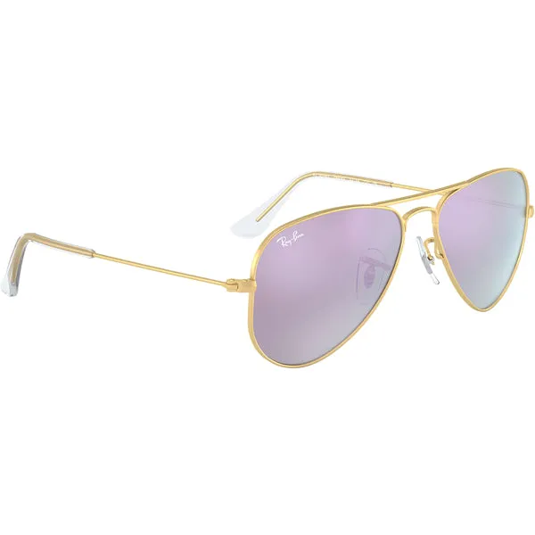 Aviator Junior - Gold/Lillac Mirror
