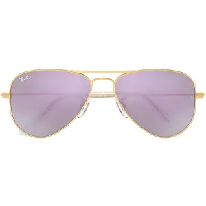 Aviator Junior - Gold/Lillac Mirror