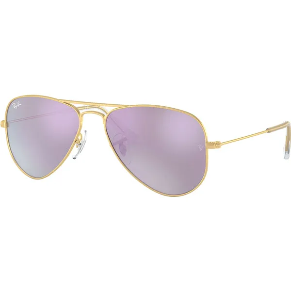 Aviator Junior - Gold/Lillac Mirror