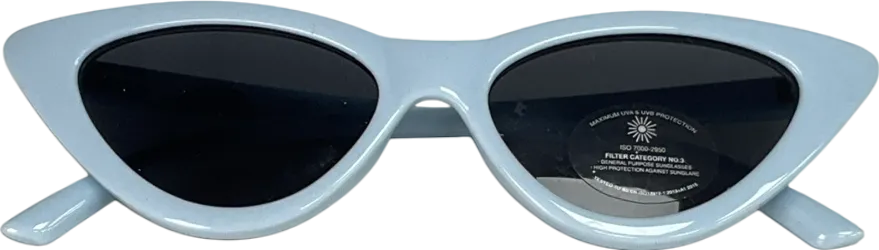Baby Blue Lens Retro Cat Eye Sunglasses