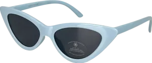 Baby Blue Lens Retro Cat Eye Sunglasses
