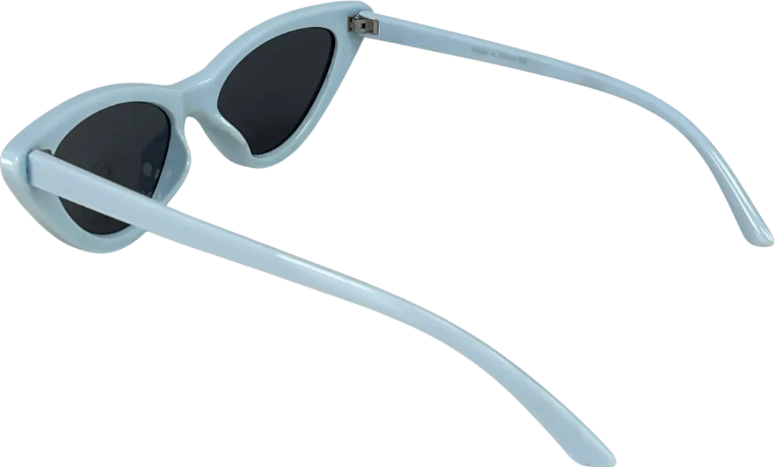 Baby Blue Lens Retro Cat Eye Sunglasses