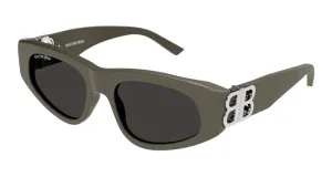 Balenciaga Cat Eye Sunglasses Brown Silver/Grey