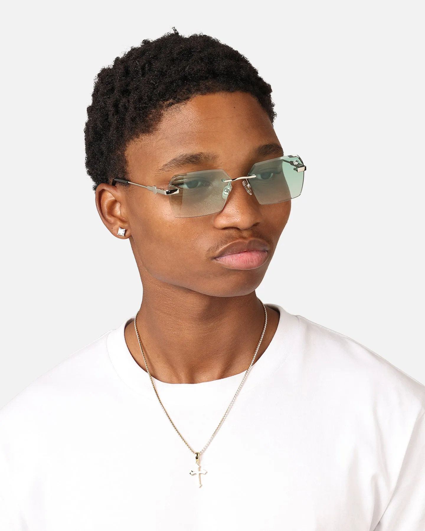 Belvoir & Co Kennedy Sunglasses Green/Silver