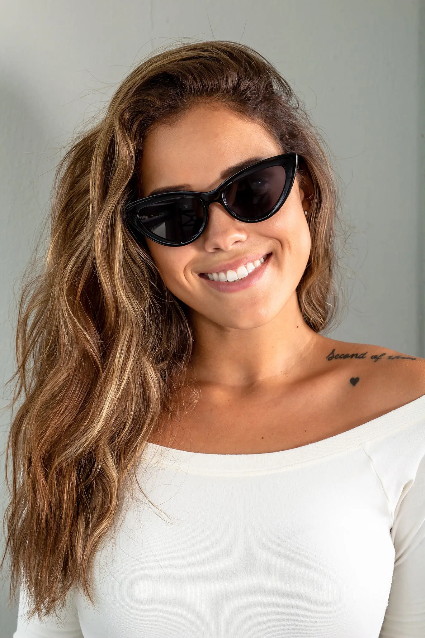 Black Cat Eye Sunglasses