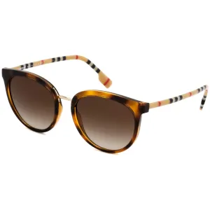 Burberry Women's Sunglasses - Dark Havana Full Rim Cat Eye Frame | BE4316 389013