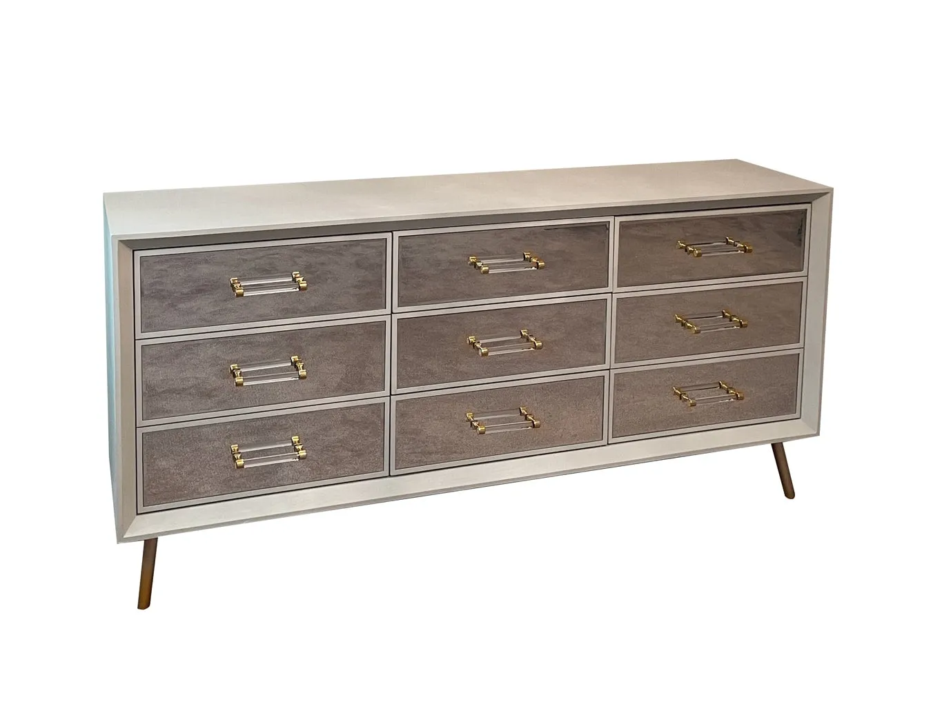 Carnaby White Mirrored Sideboard