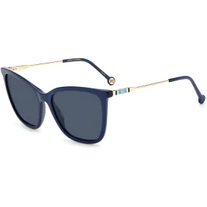 Carolina Herrera Women's Sunglasses - Blue Plastic Cat Eye Full Rim | CH 0068/S 0PJP