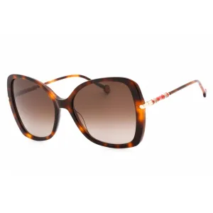 Carolina Herrera Women's Sunglasses - Havana 2 Butterfly Frame | CH 0025/S 005L HA