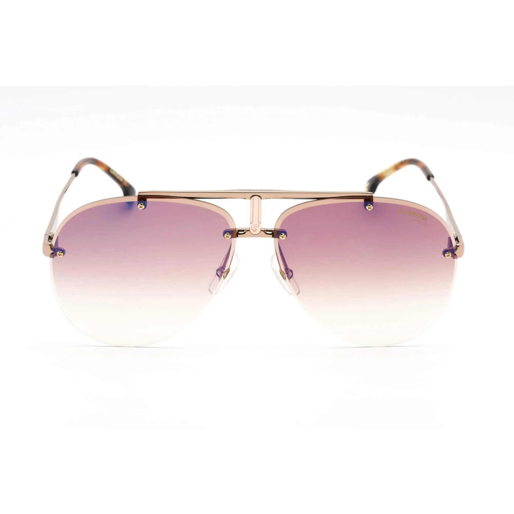Carrera Unisex Sunglasses - Brown Shiny Blue Mirror Lenses | CARRERA 1032/S 0DDB A8