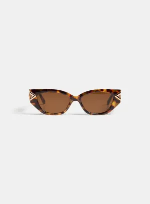 Cat-Eye Tortoiseshell Sunglasses
