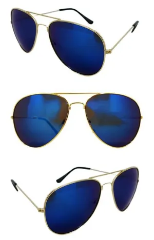 Classic Aviator-  Mirrored Fashion Sunglasses