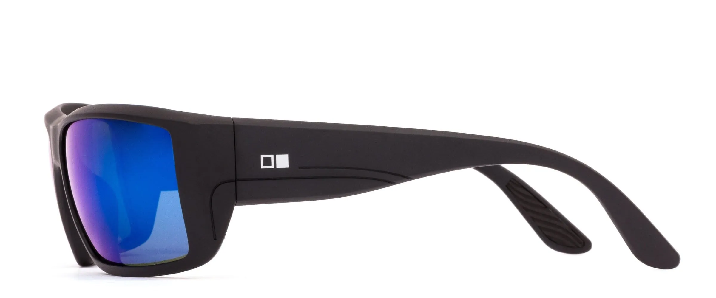 COASTIN SLIM MATTE BLACK/BLUE MIRROR POLARISED BLUE LENS