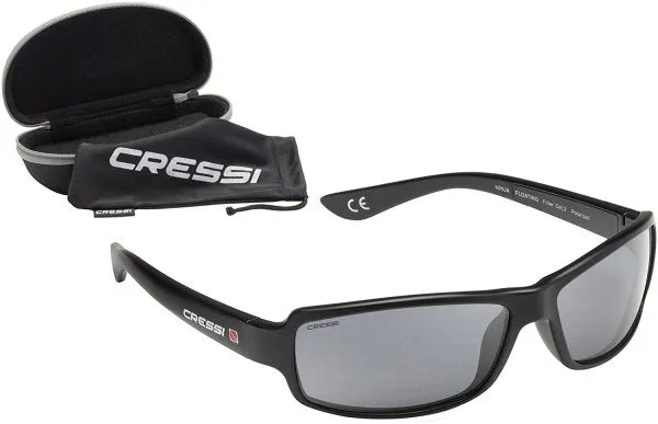 Cressi Ninja Floating TAC Polarized Wrap Around Sport Sunglasses Unsinkable