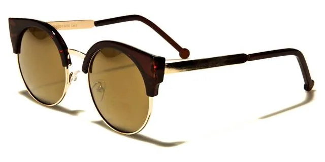 Designer Cat Eye half Rim Sunglasses for women