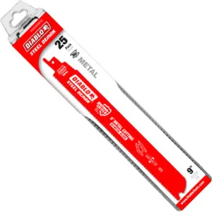 Diablo 9" Bi-Metal Reciprocating Saw Blades for Thin Metal