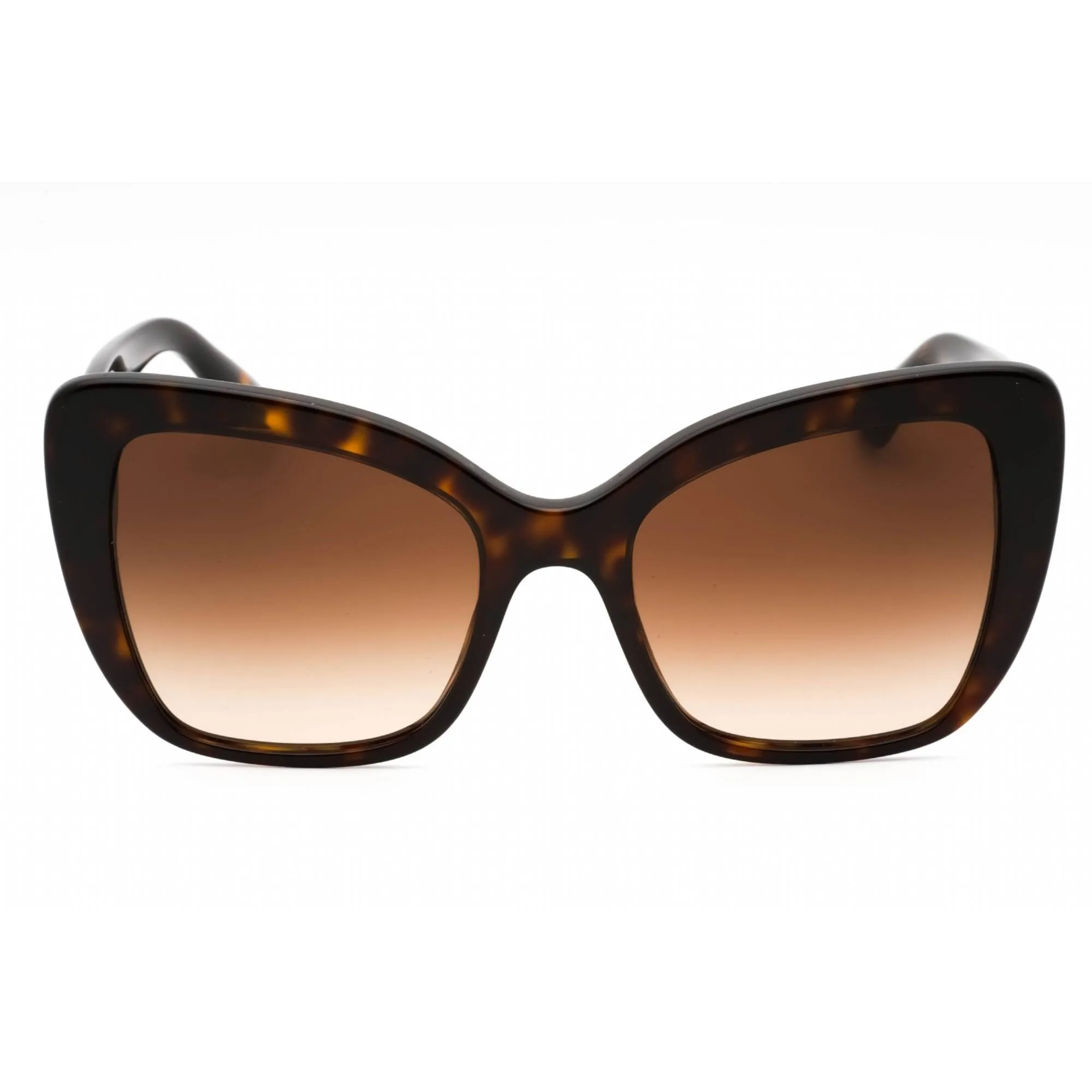 Dolce & Gabbana Women's Sunglasses - Havana Plastic Cat Eye Frame | DG4348 502/13