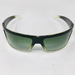 Exte Olive Green Plastic Shield Ombre Sunglasses 2400-632-3820