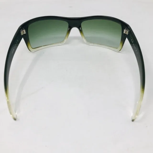 Exte Olive Green Plastic Shield Ombre Sunglasses 2400-632-3820