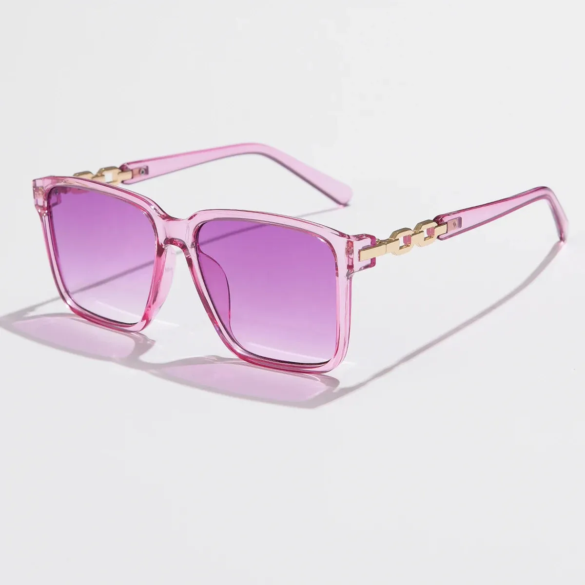 Fashion Womens Sunglasses Square Style Sun Glasses Accessories Gradient Lens Anti-UV400 Luxury Brand Oculus Eyeglasses Female