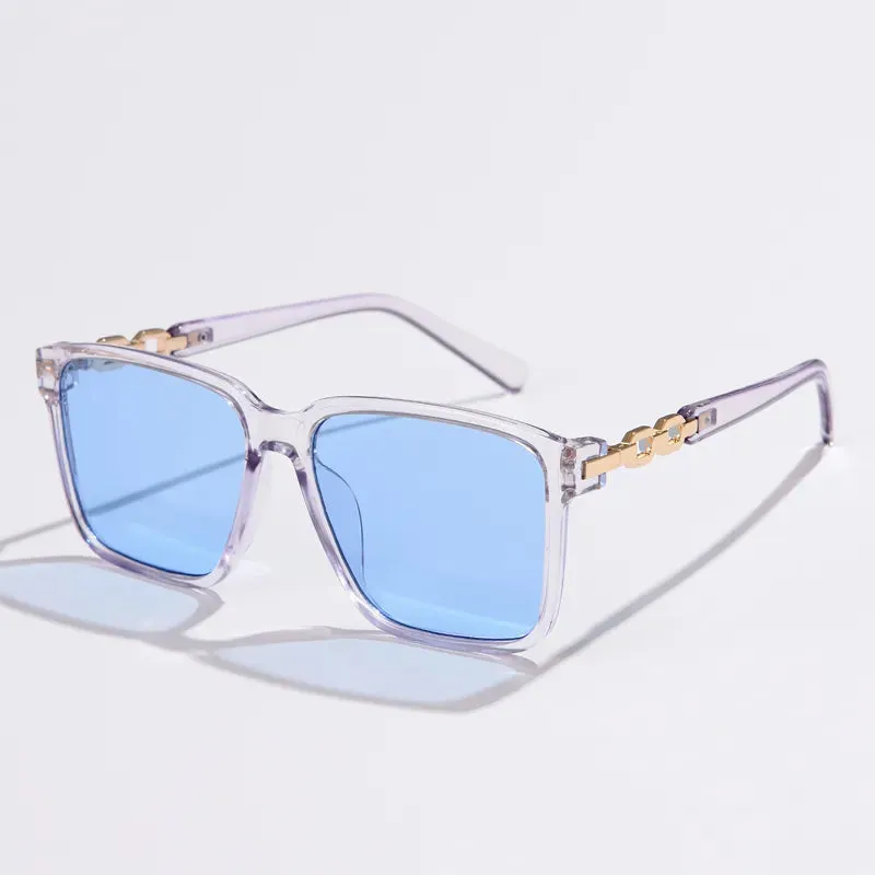 Fashion Womens Sunglasses Square Style Sun Glasses Accessories Gradient Lens Anti-UV400 Luxury Brand Oculus Eyeglasses Female