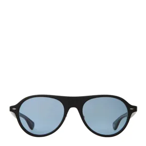 Garrett Leight Lady Eckhart 50 Sunglasses Matte Black/Pacifica