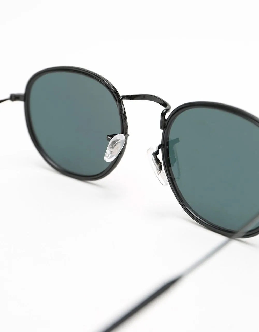 Glassy Sunhater Hudson Polarized Sunglasses - Matte Black
