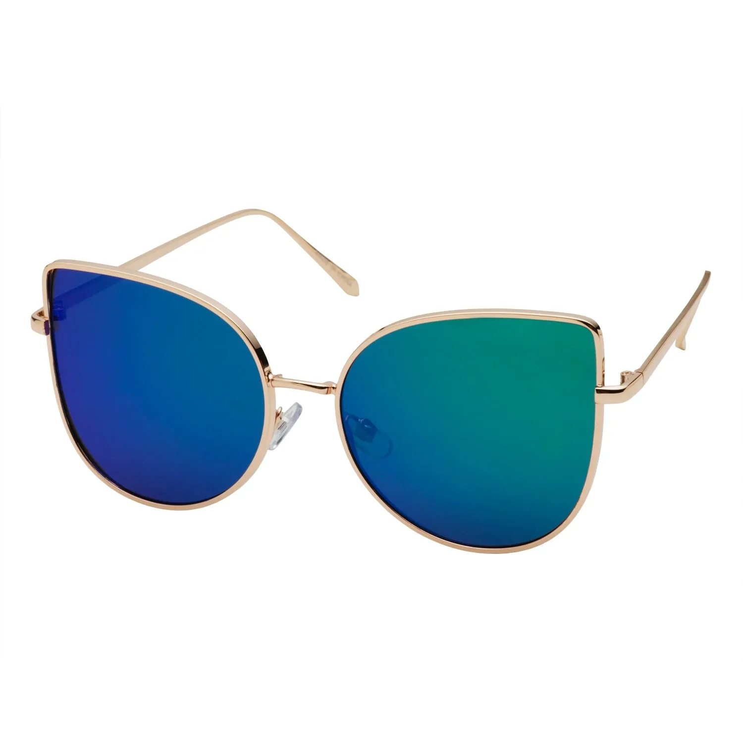 grinderPUNCH Women’s Tulip Flat Colored Lens Sunglasses