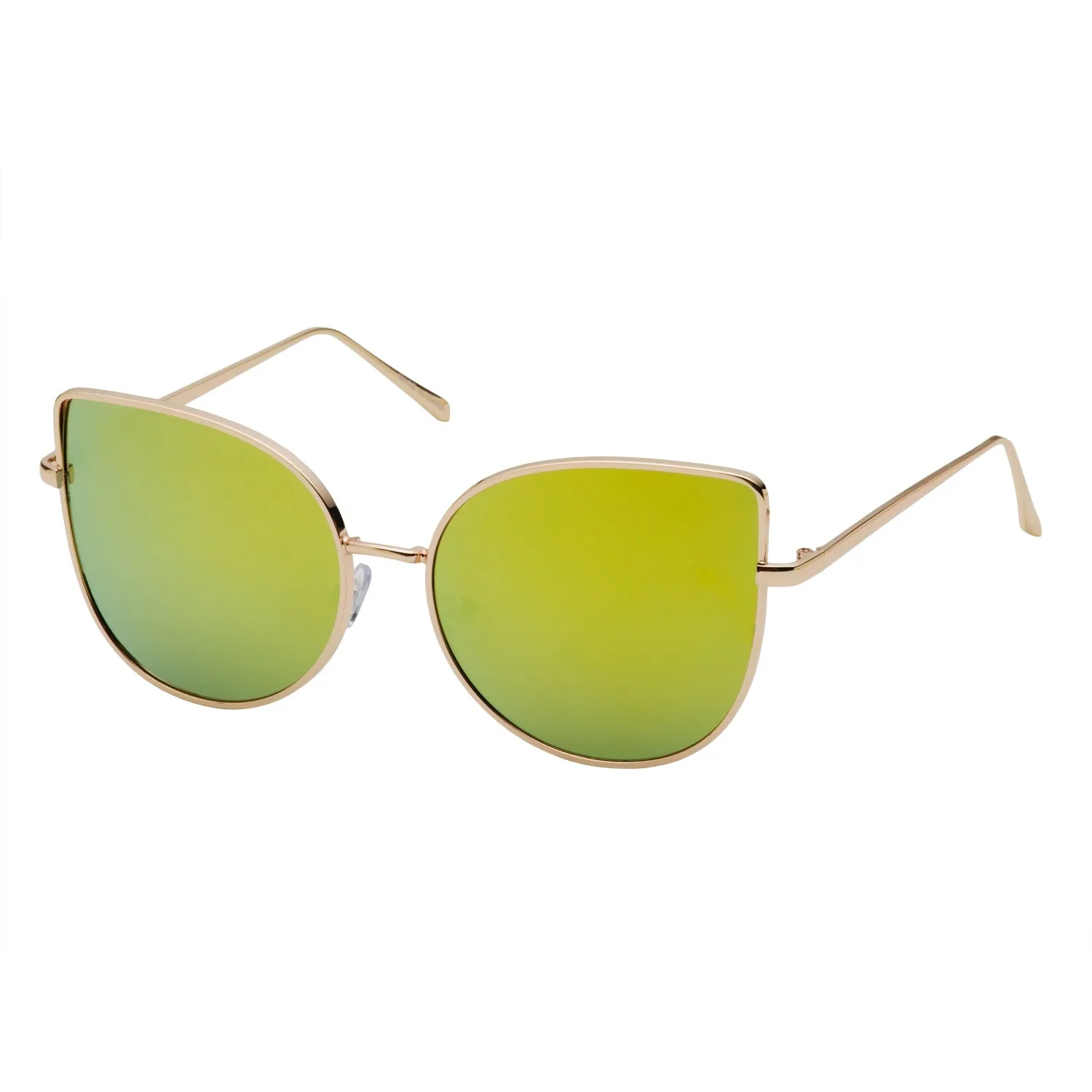 grinderPUNCH Women’s Tulip Flat Colored Lens Sunglasses