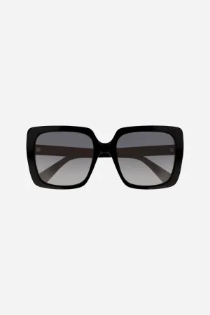 Gucci Black Square Sunglasses with Gray Gradient lenses (GG0418S 001 54)