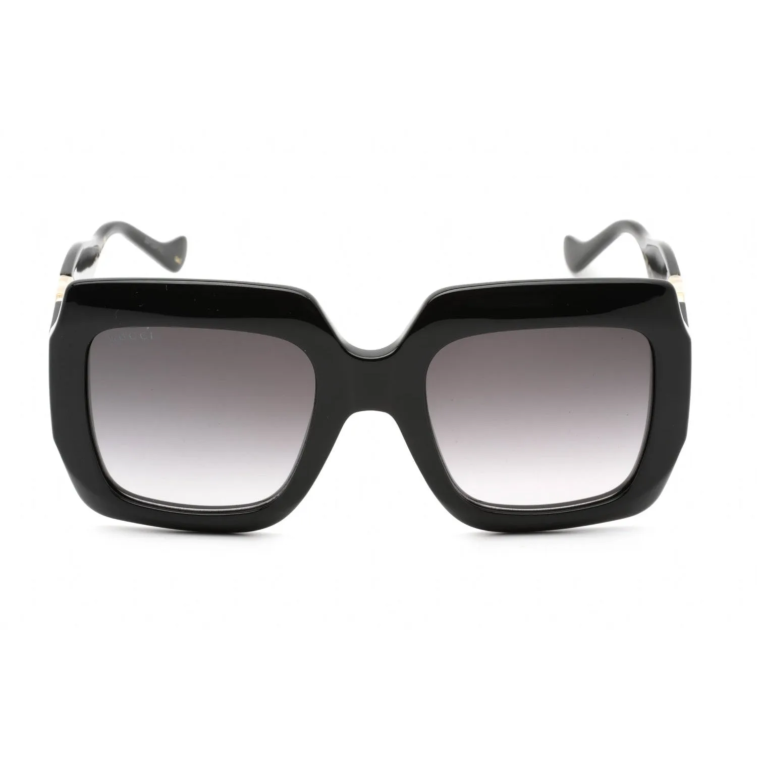 Gucci GG1022S Sunglasses Shiny Black / Grey Gradient