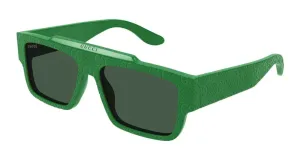 Gucci Square Frame Sunglasses Green/Green