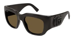 Gucci Square Sunglasses Brown/Brown