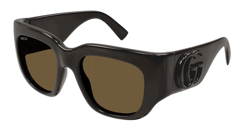 Gucci Square Sunglasses Brown/Brown