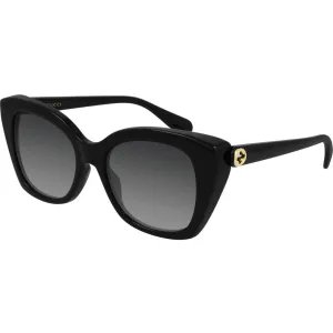 Gucci Women's Sunglasses - Full Rim Black Acetate Cat Eye Shape Frame | GG0921S 001
