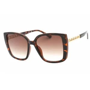Guess Factory Women's Sunglasses - Dark Havana Frame Gradient Brown Lens | GF0427 52F