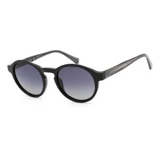 Guess Men's Sunglasses - Black Round Frame Dark Grey Polarized Lens | GU00049 01D