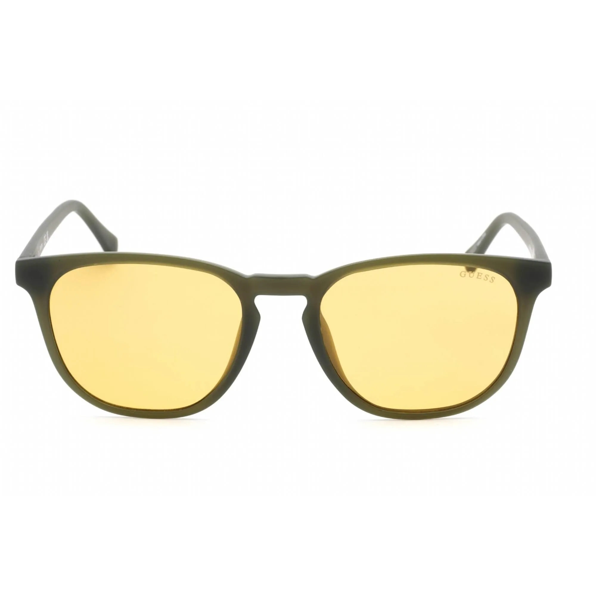 Guess Men's Sunglasses - Matte Dark Green Plastic Square Shape Frame | GU00061 97E