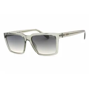 Guess Men's Sunglasses - Shiny Light Green Plastic Rectangular Frame | GU00084 93P