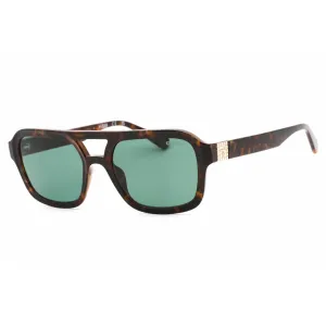 Guess Unisex Sunglasses - Blonde Havana Plastic Full Rim Rectangular | GU8259 53N